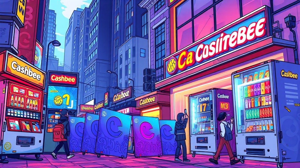 캐시비, 어디서 살까? (cartoon 스타일)