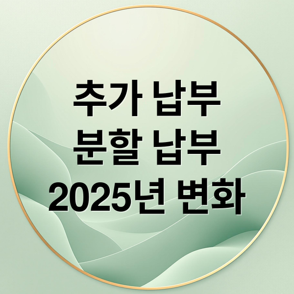건강보험 연말정산 추가 납부, 왜? 분할 납부 방법 & 2025년 달라지는 점