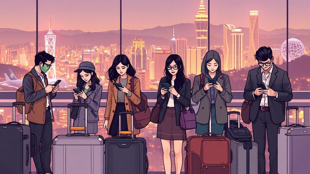 대만 여행, 스마트하게 준비하세요! (illustration 스타일)