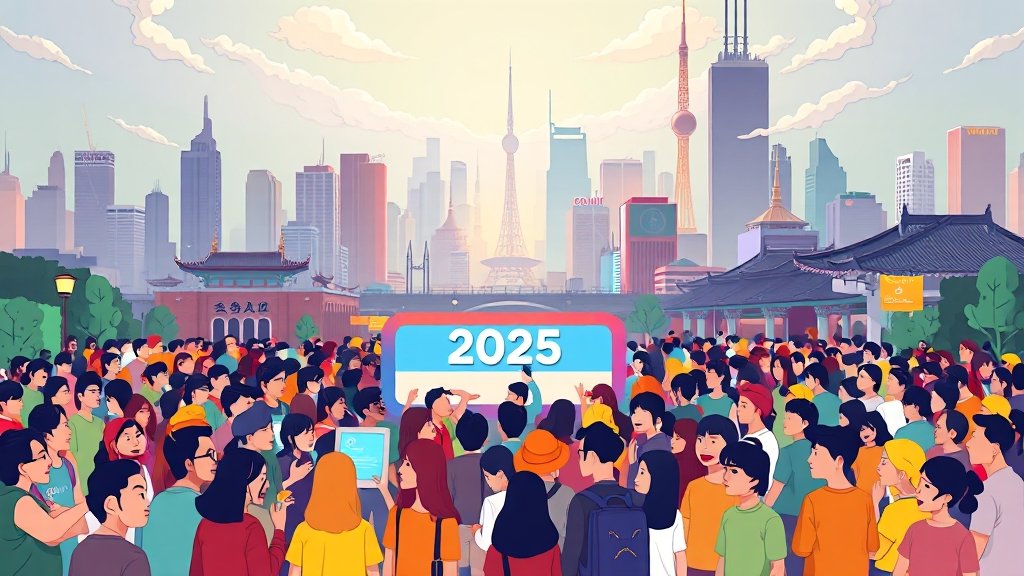 2025년, 무엇이 달라졌을까요? (cartoon 스타일)
