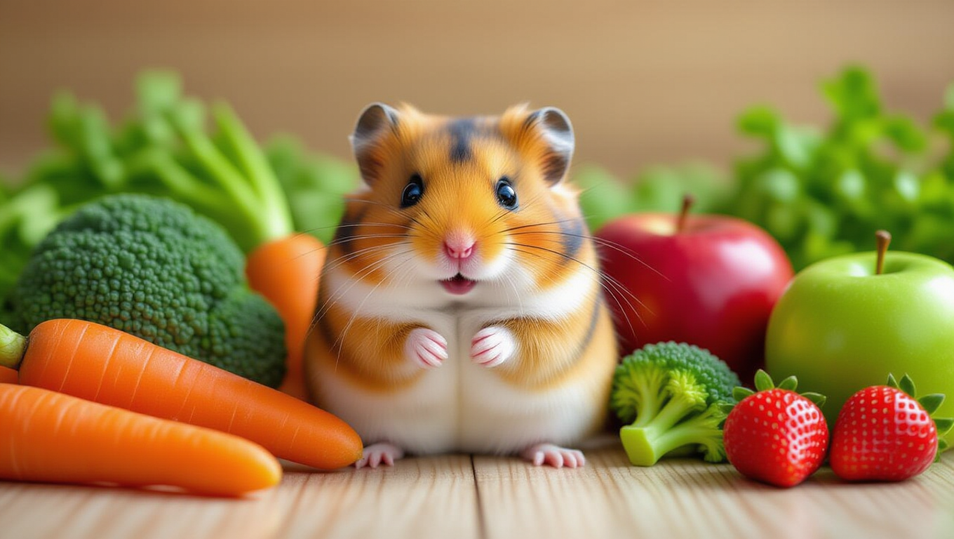 햄스터 먹이 완벽 가이드: 종류별 분석, 급여량, 주의사항 총정리 4 🥕 햄스터 채소와 과일: 급여 시 주의사항