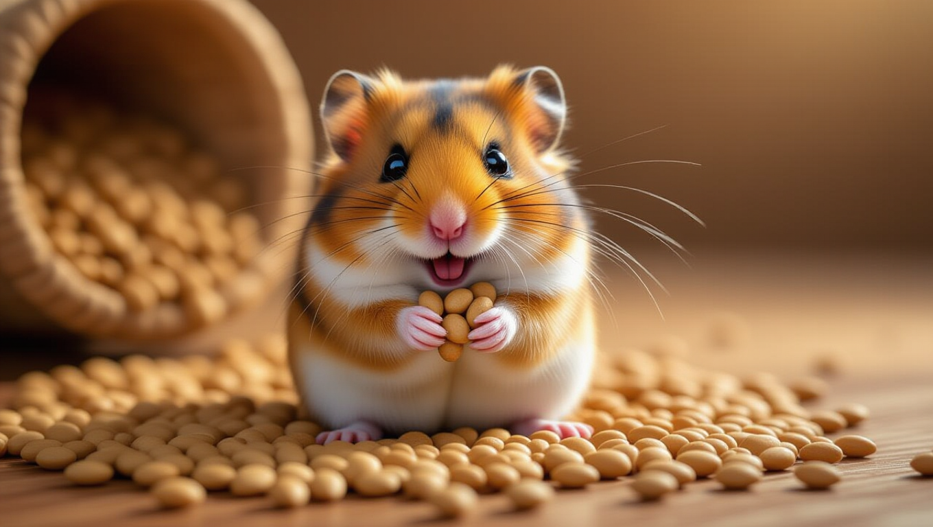 햄스터 먹이 완벽 가이드: 종류별 분석, 급여량, 주의사항 총정리 2 💡 햄스터 주식: 사료 선택 가이드
