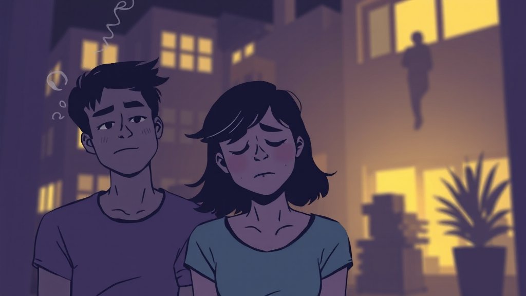 층간소음 완벽 해결: 법적 기준부터 분쟁 해결, 예방 대책까지 1 층간소음, 왜 심각할까요? (illustration 스타일)