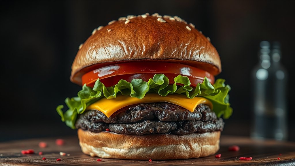 햄버거병 A to Z: 원인, 증상, 진단, 치료, 예방, 대처법 완벽 가이드 1 햄버거병이란? (realistic 스타일)