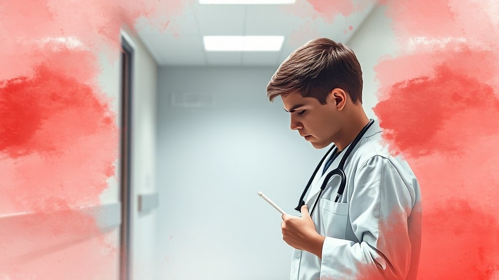 햄버거병 A to Z: 원인, 증상, 진단, 치료, 예방, 대처법 완벽 가이드 6 햄버거병 의심 시 대처 (watercolor 스타일)