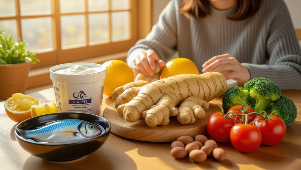 💡 면역력 증진에 좋은 음식 BEST 10