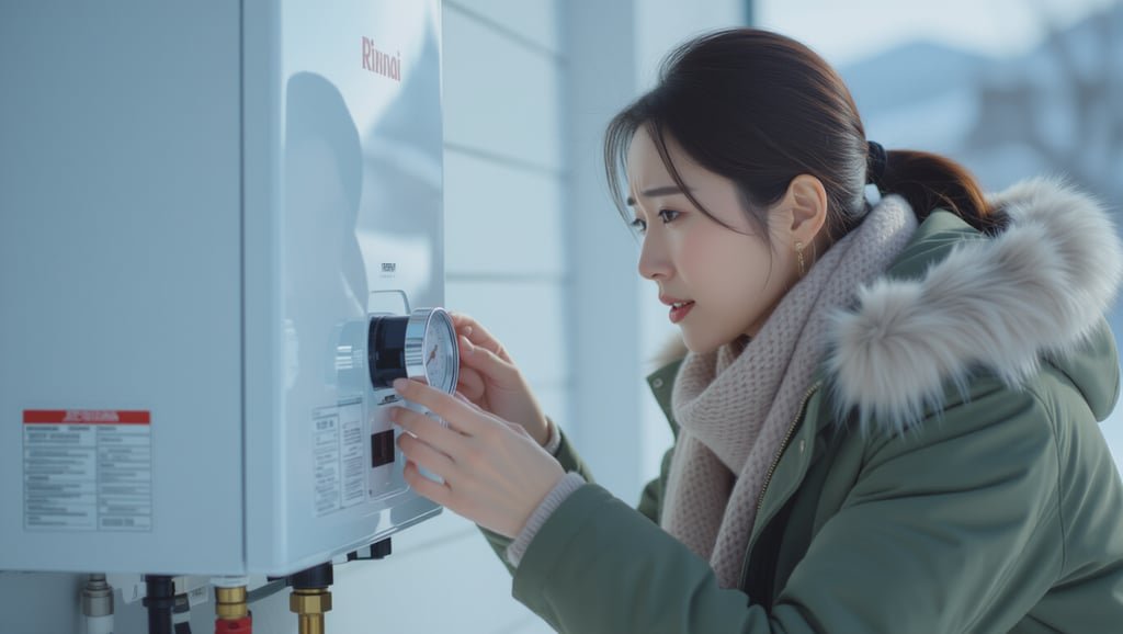 린나이 보일러 문제 해결: 자가 점검, 에러코드, 동파 예방 가이드 3 🚿 갑자기 온수가 안 나올 때, 해결법은?
