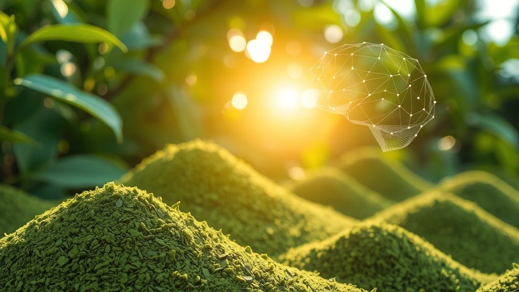 녹차 vs 말차 완벽 비교: 효능, 차이점, 맛있게 즐기는 법 & 주의사항 5 녹차와 말차 영양 성분 비교 (realistic 스타일)