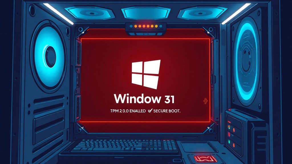 윈도우 11 USB 설치 완벽 가이드: 만들기, 오류 해결, 정품 인증까지 2 윈도우 11 설치 조건 확인 (illustration 스타일)