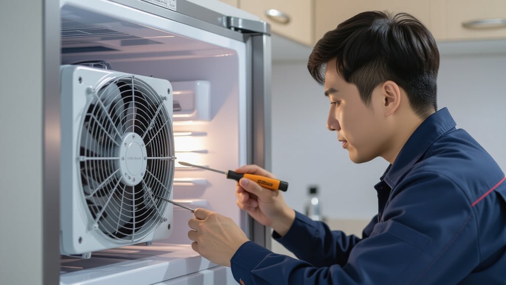 지펠 냉장고 헬리콥터 소음, 원인부터 자가 해결까지 완벽 가이드 2 🔍 소음 유발 주요 부품과 위치를 확인해요