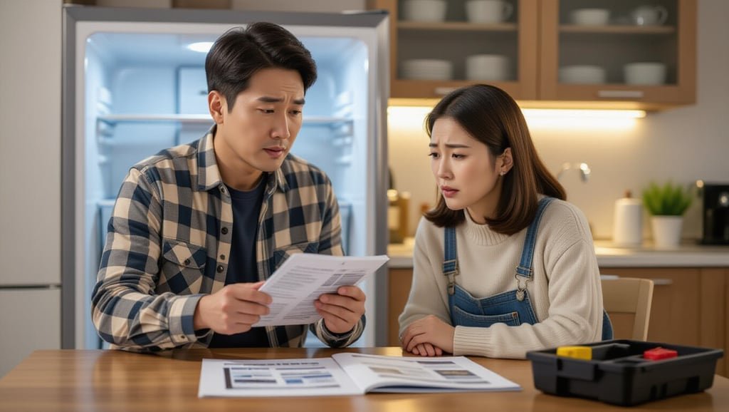 지펠 냉장고 헬리콥터 소음, 원인부터 자가 해결까지 완벽 가이드 5 ⚖️ 자가 해결 vs. AS, 언제 전문가를 부를까요?