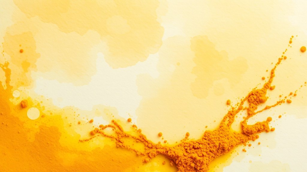 강황 vs 울금 완벽 비교: 효능 차이부터 섭취법, 레시피까지! 3 울금 효능: 간 건강에 도움? (watercolor 스타일)