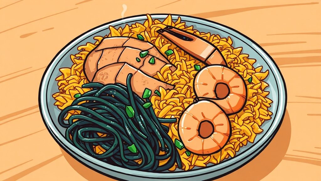 강황 vs 울금 완벽 비교: 효능 차이부터 섭취법, 레시피까지! 7 강황/울금 활용 레시피 (강황밥, 울금밥 등) (cartoon 스타일)