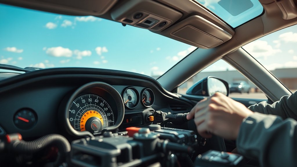 자동차 엔진 과열 완벽 가이드: 원인 분석부터 예방, 긴급 대처법까지 4 냉각수 점검 및 관리 방법 (realistic 스타일)