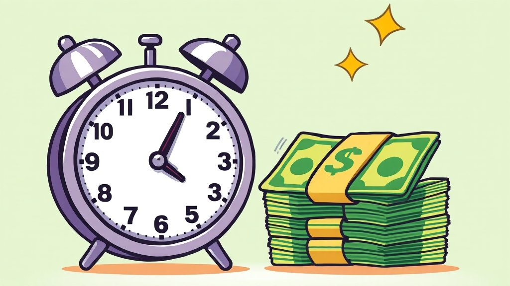 2025년 주휴수당 지급 조건 (cartoon 스타일)