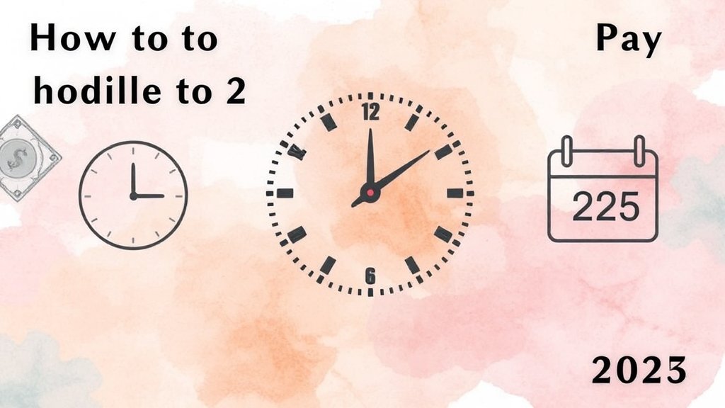 주휴수당 계산 방법 (2025년 기준) (watercolor 스타일)