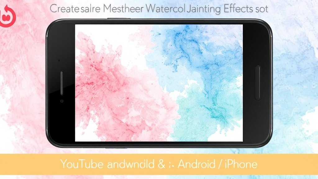 모바일에서 다운로드하는 방법 (watercolor 스타일)