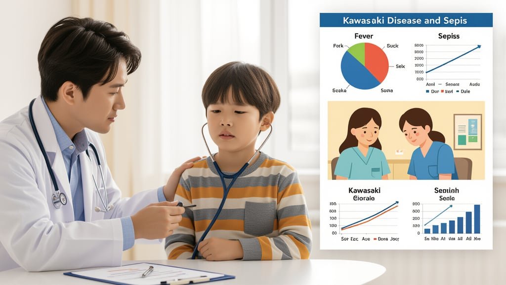📊 가와사키병 vs 패혈증, 주요 차이점
