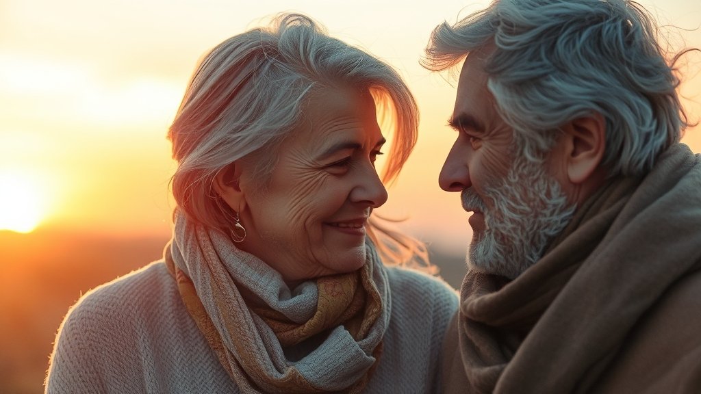 호르몬 변화와 성욕 차이 (watercolor 스타일)