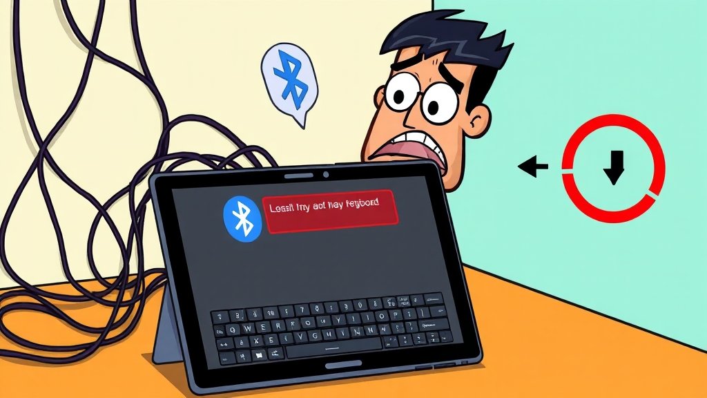 키보드 연결 상태 재설정 (cartoon 스타일)