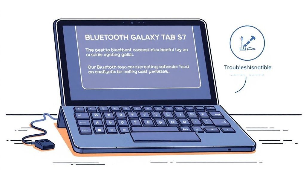 블루투스 연결 문제 해결 (illustration 스타일)