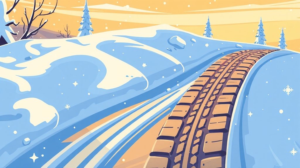 스노우 타이어, 어떻게 골라야 할까? (cartoon 스타일)