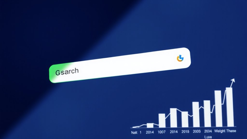 네이버 점유율: 현재 상황 (realistic 스타일)