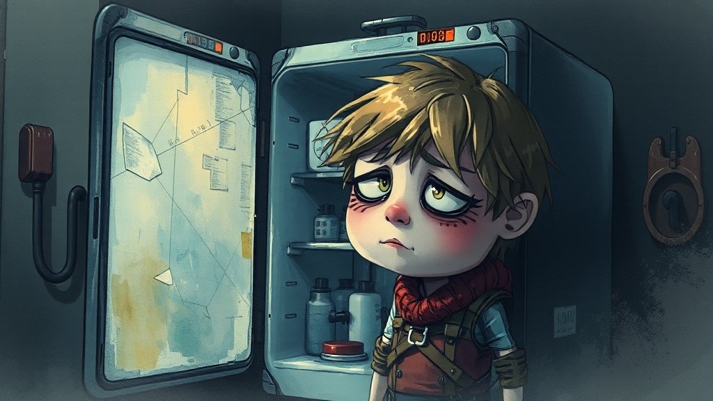 냉각 불량 원인: 콤프레셔 점검 (watercolor 스타일)