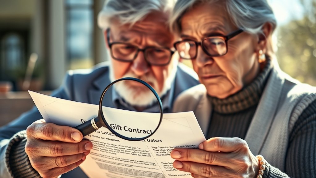 증여 시 특별 약정, 세금 영향은? (realistic 스타일)