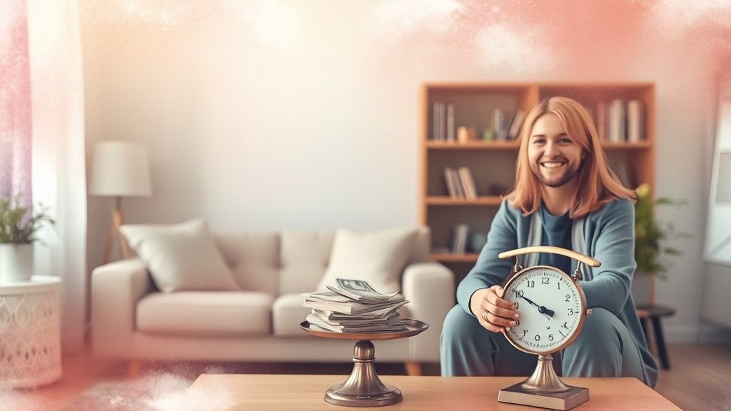 부담부증여 활용 절세 전략 (watercolor 스타일)