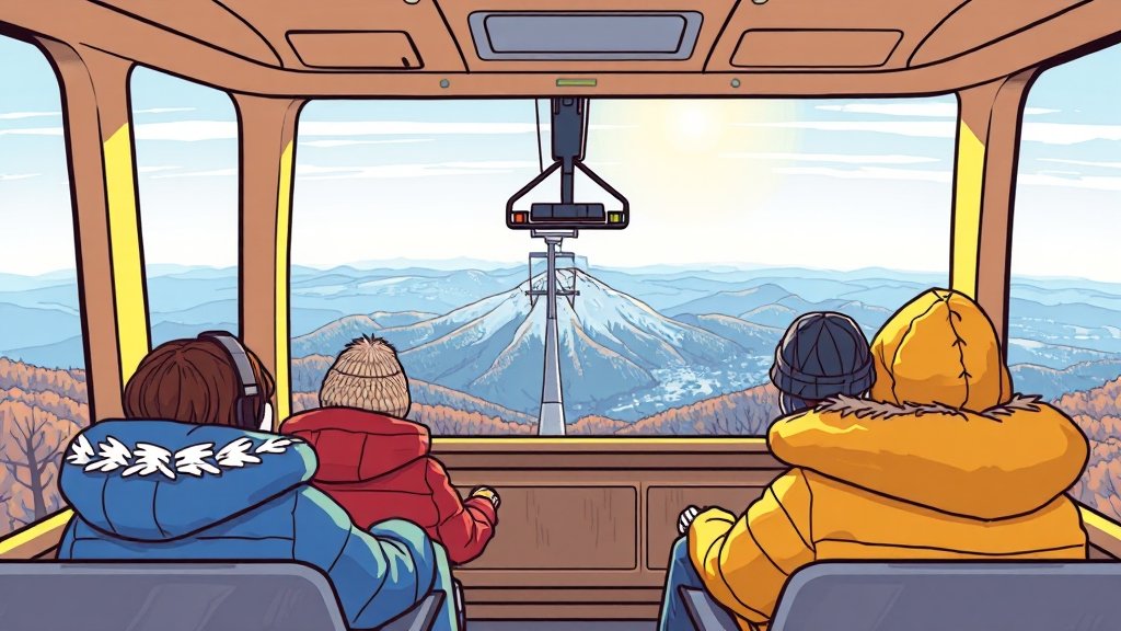 케이블카 탑승, 이것만 알면 끝! (cartoon 스타일)