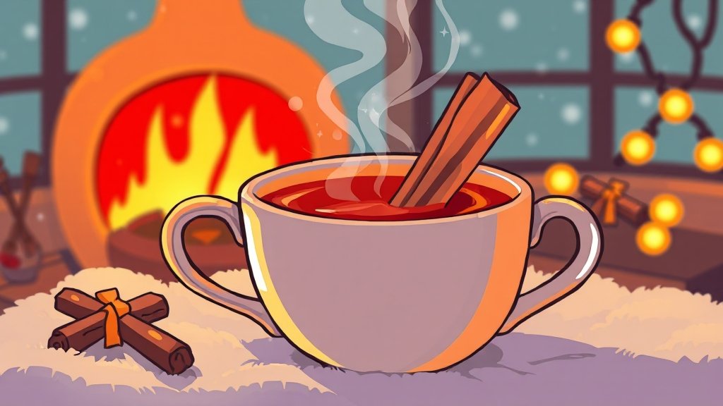 계피차, 무엇일까요? (cartoon 스타일)