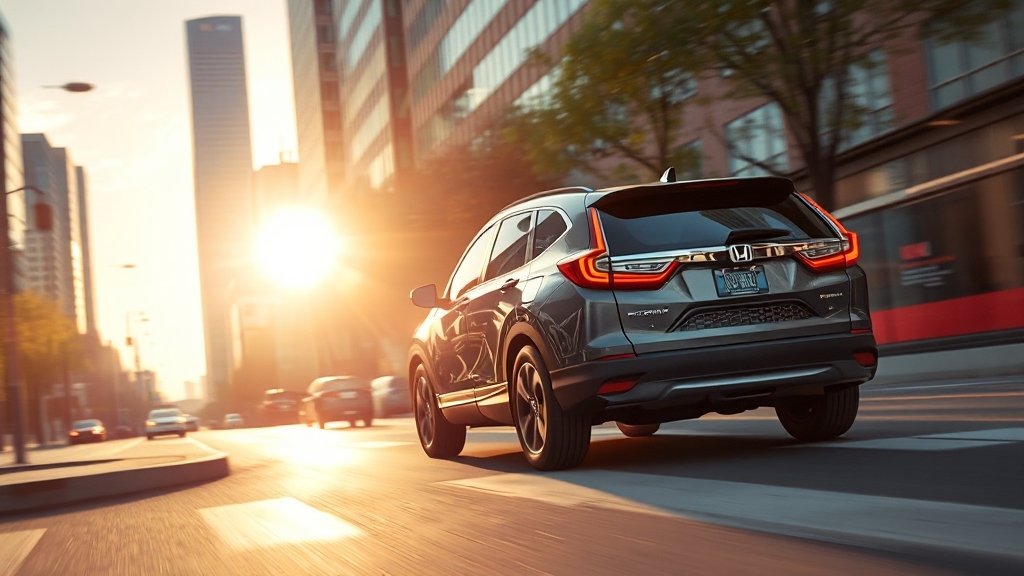 CR-V 안전 사양 및 첨단 기술 (realistic 스타일)