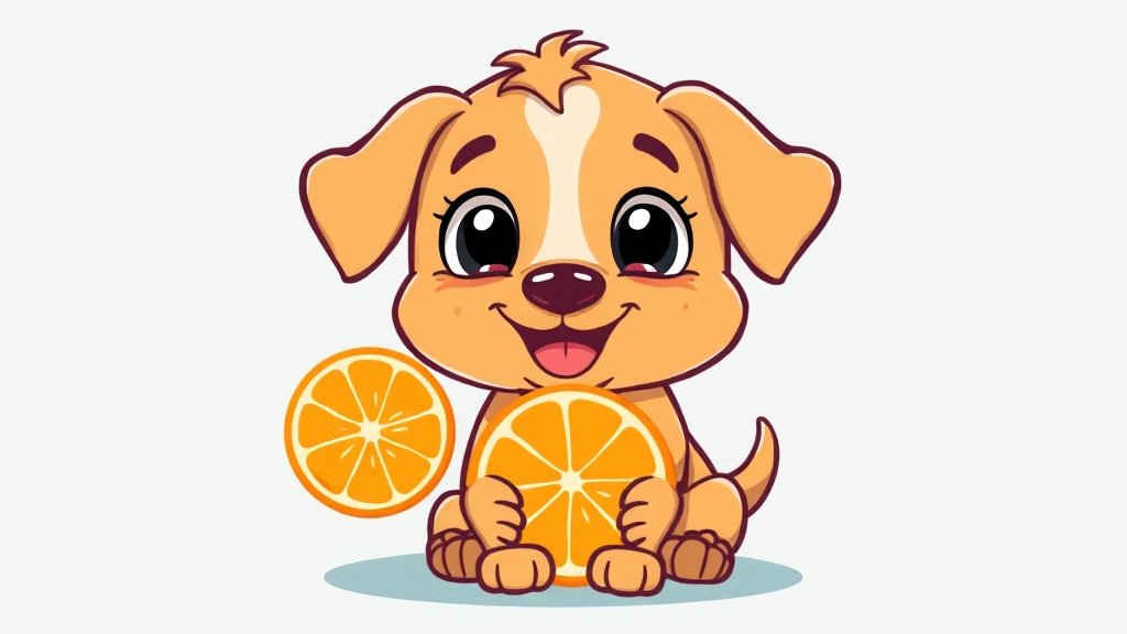 귤, 얼마나 줘야 안전할까요? (cartoon 스타일)