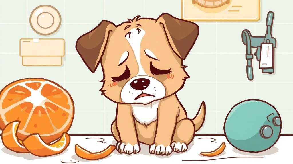 귤껍질, 왜 주면 안 될까요? (illustration 스타일)