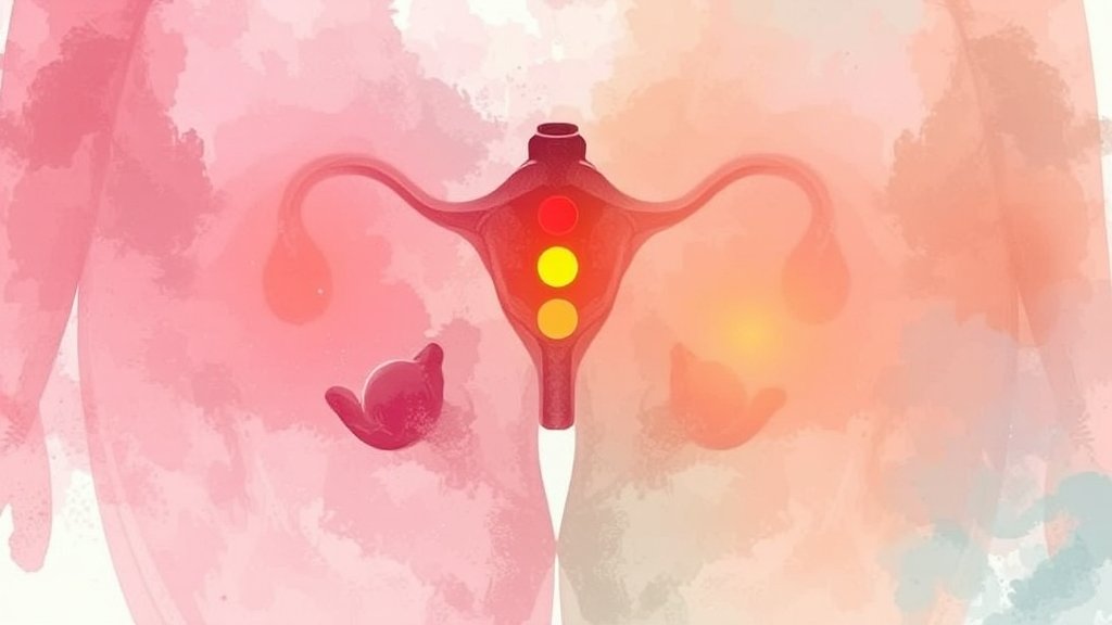 분비물 색깔, 냄새로 보는 건강 신호 (watercolor 스타일)