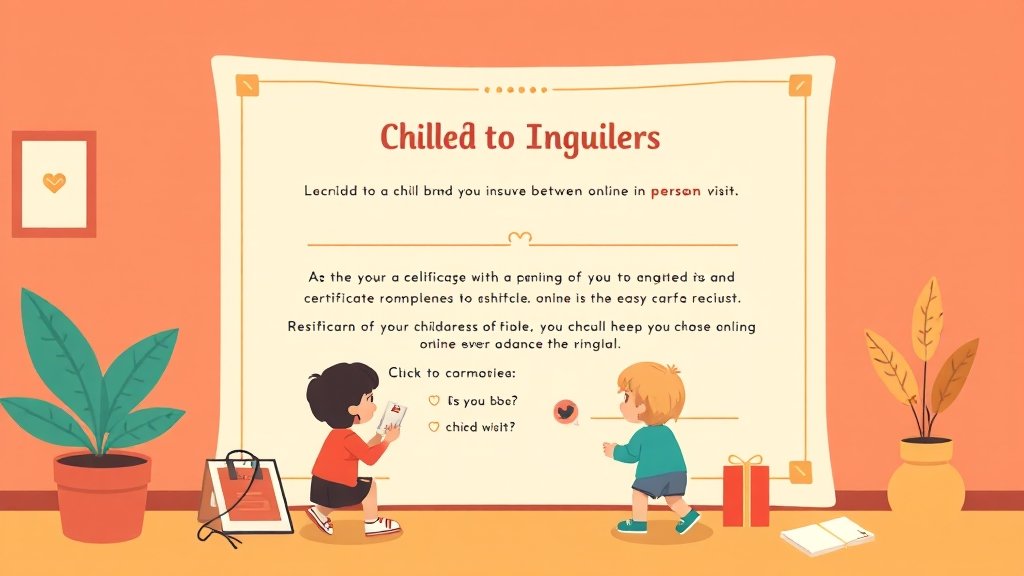 온라인 vs 방문 발급 (illustration 스타일)