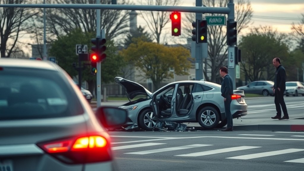 상황별 과실 비율 예시 (realistic 스타일)