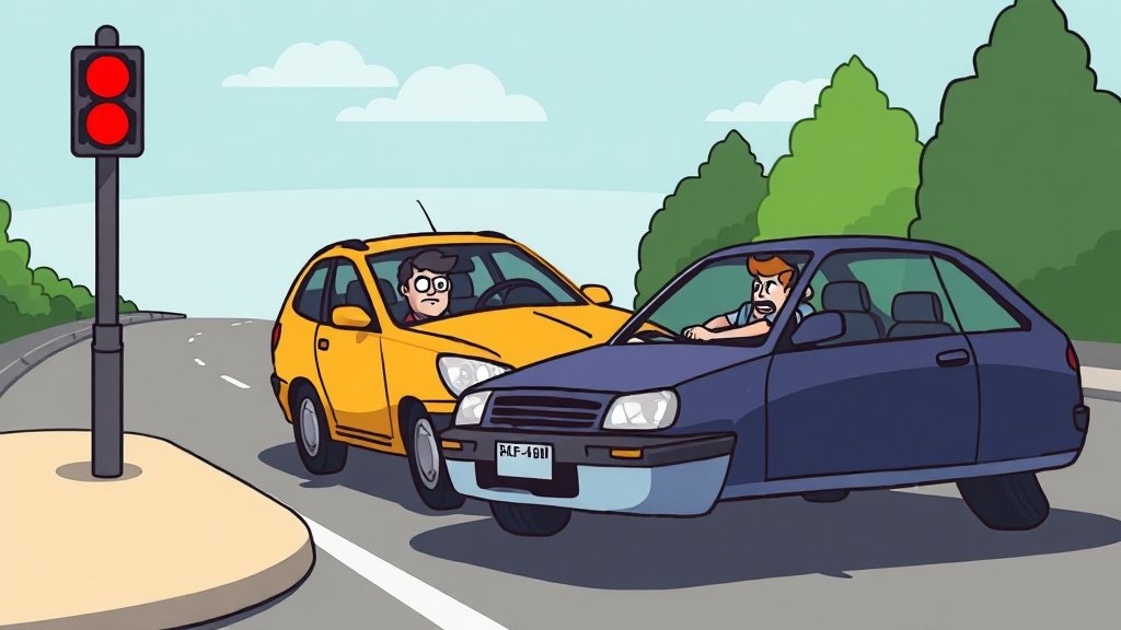 형사 입건 가능성은? (cartoon 스타일)