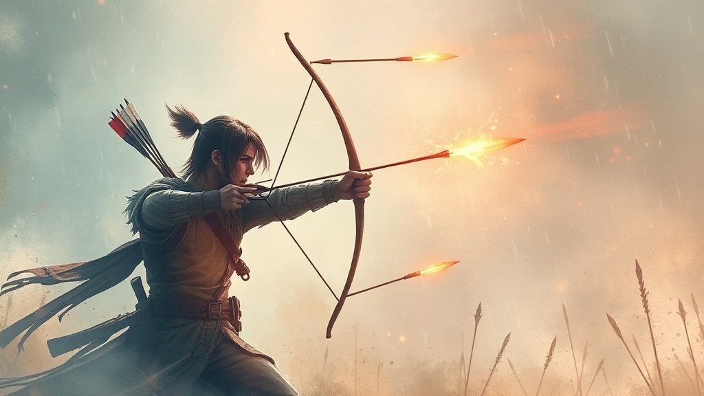 핵심 액티브 스킬 활용법 (watercolor 스타일)