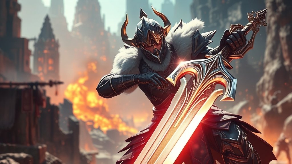 장비 세팅 및 강화 (realistic 스타일)