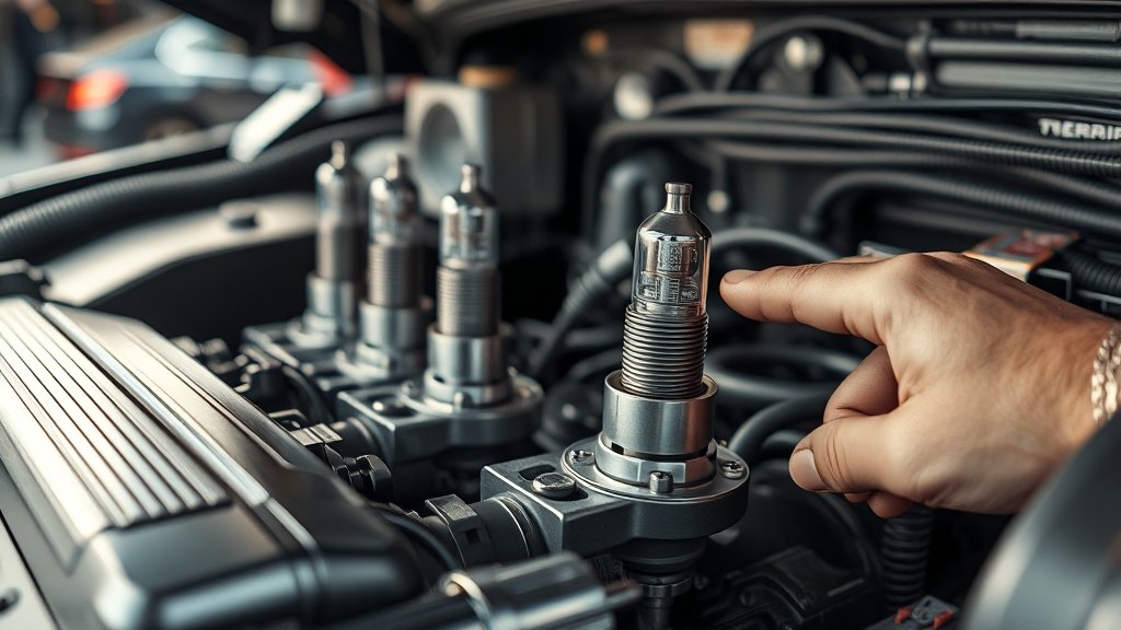 예열 플러그 교체, 어떻게 진행될까? (realistic 스타일)