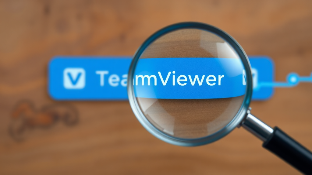 팀뷰어 접속 차단 원인 분석 (realistic 스타일)