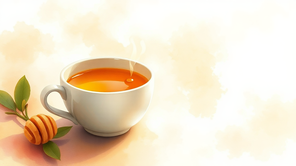 둥글레차 맛있게 즐기는 법 (watercolor 스타일)