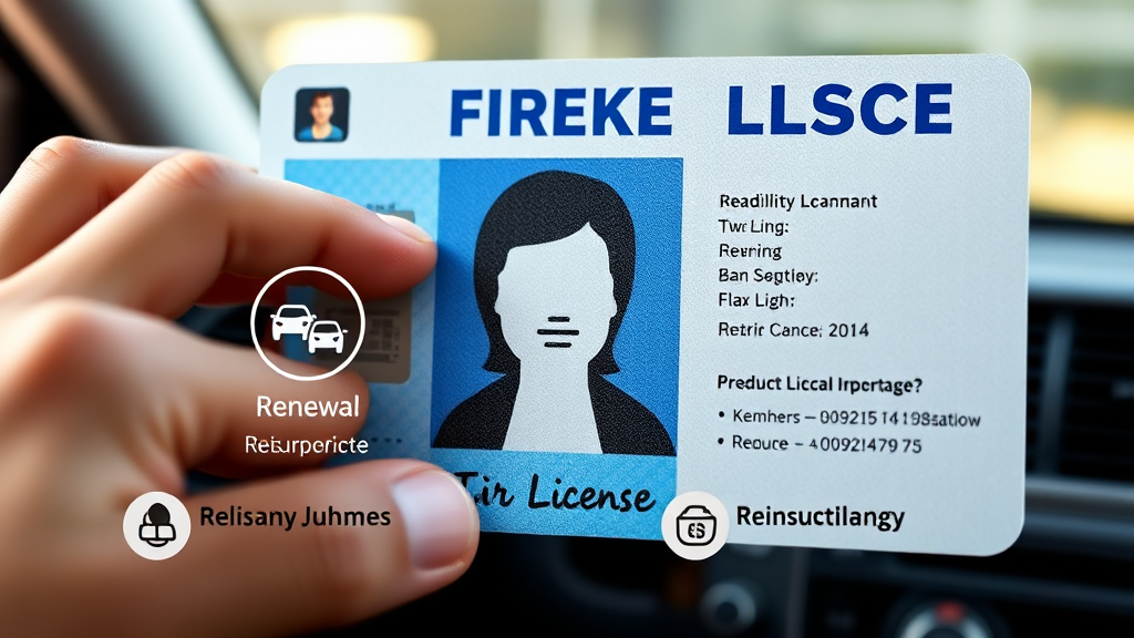 갱신 vs 재발급: 핵심 차이점 (realistic 스타일)