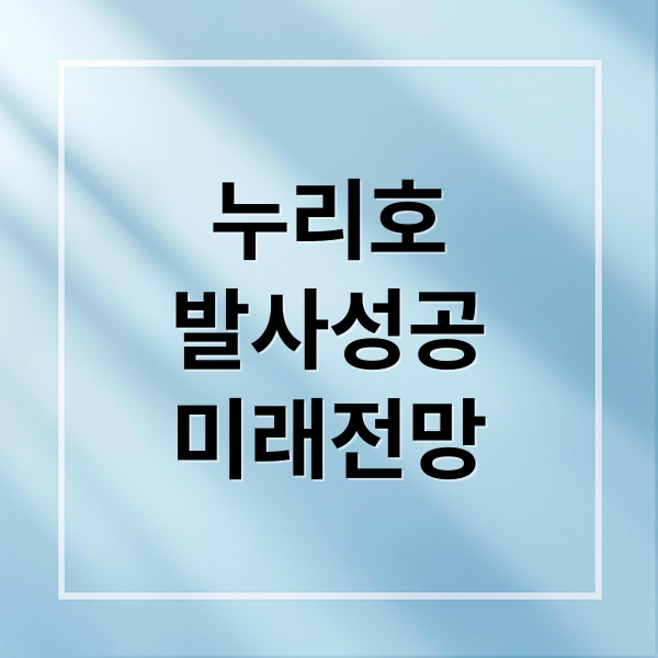 누리호 발사 성공! 관련주 분석부터 ETF 투자, K-뉴스페이스 전망까지
