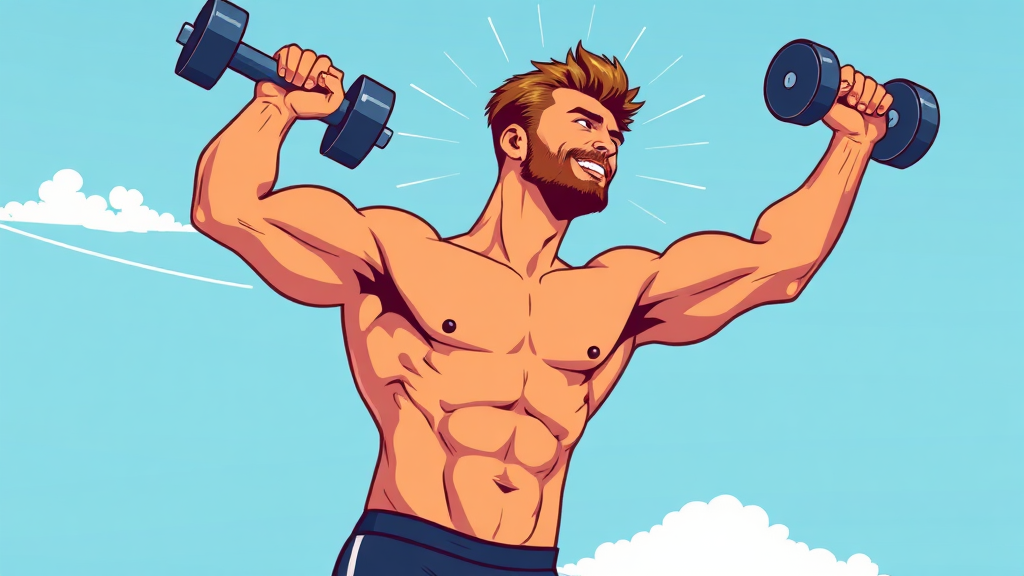 남성 활력 저하 원인과 개선 (illustration 스타일)