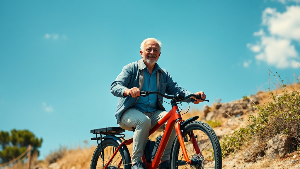 세발 전기자전거란? (realistic 스타일)