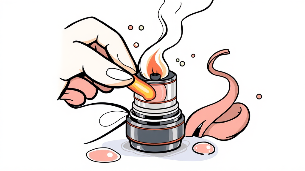 코일, 언제 교체해야 할까? (illustration 스타일)