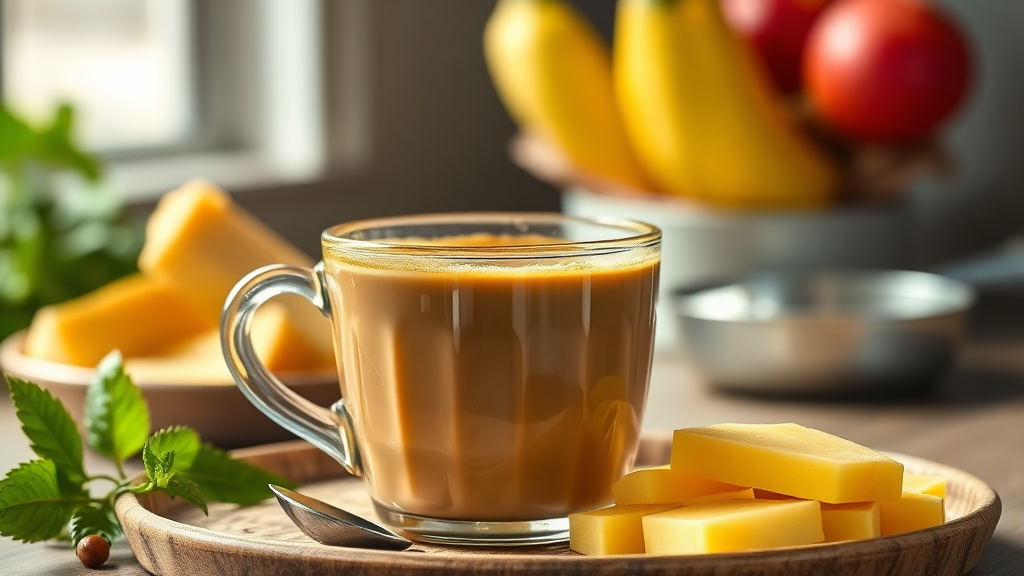 기버터 다이어트, 어떻게 가능할까? (realistic 스타일)